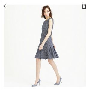 J.Crew Palm Tree Drop-Waist Dress